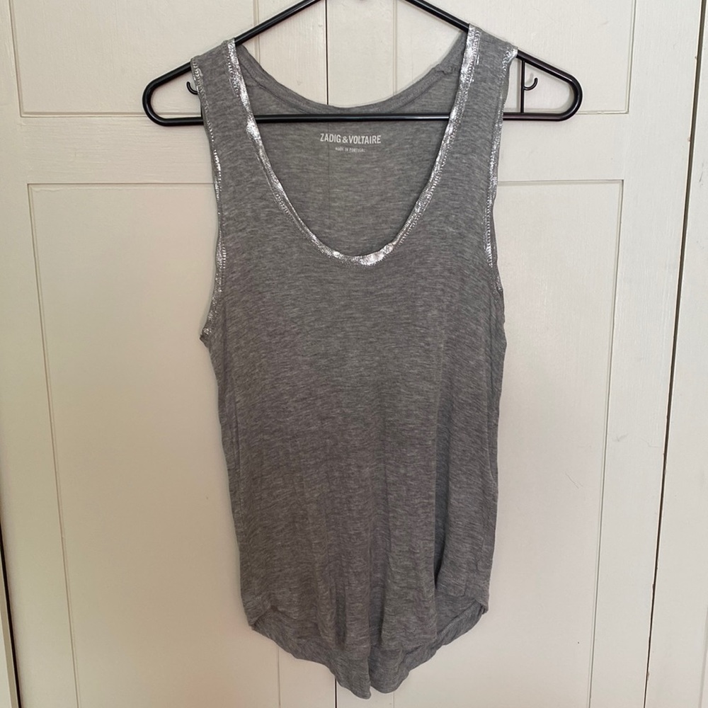 Zadig & Voltaire Grey Tank